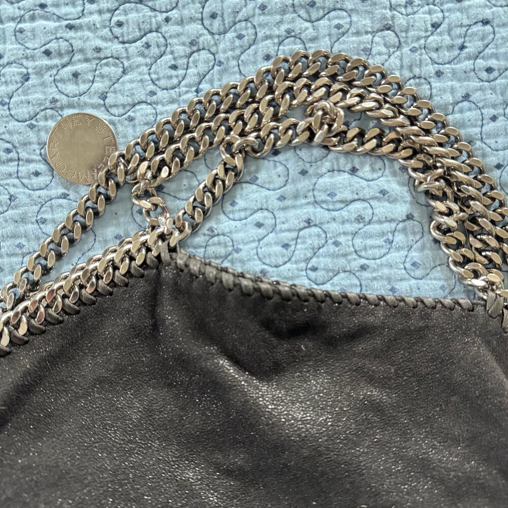 STELLA MCCARTNEY The Falabella Medium Brushed Shoulder Bag Foldover - Picture 13 of 15